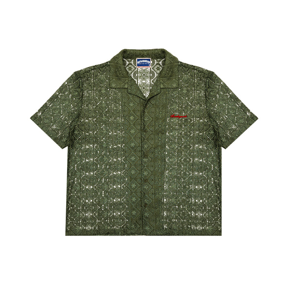 Lace Barong Americano Button Up