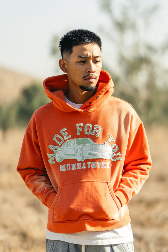 Distress Porsche Collegiate Hoodie