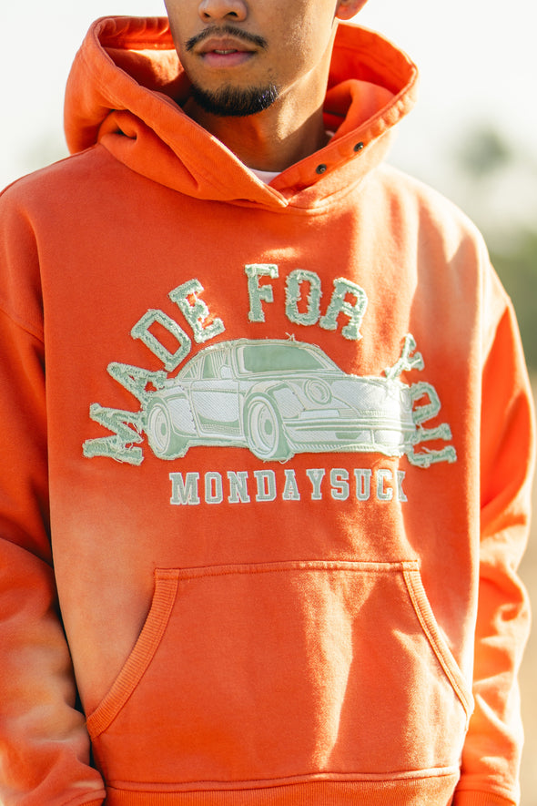 Distress Porsche Collegiate Hoodie