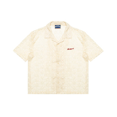 Lace Barong Americano Button Up