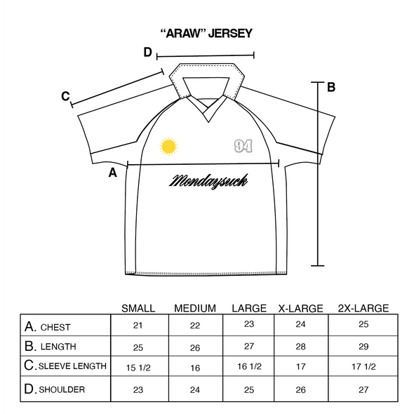 "Araw" Jersey