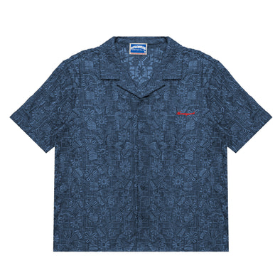 Floral Camp Collar Button Up