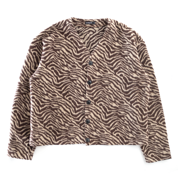 Wool Zebra Cardigan